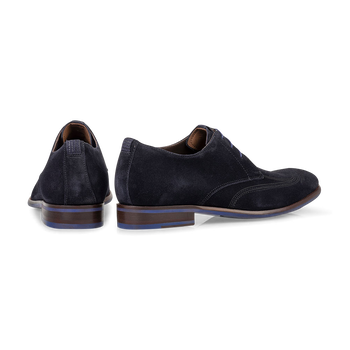 Veterschoen su&egrave;de donkerblauw