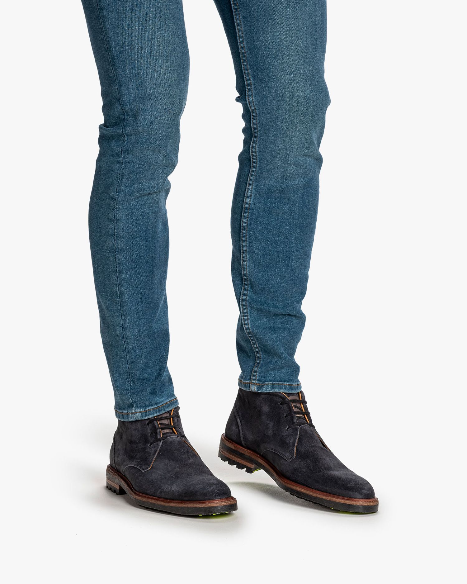 Veterboot suède zwart SFM-50085-10-03 | Floris van Bommel®