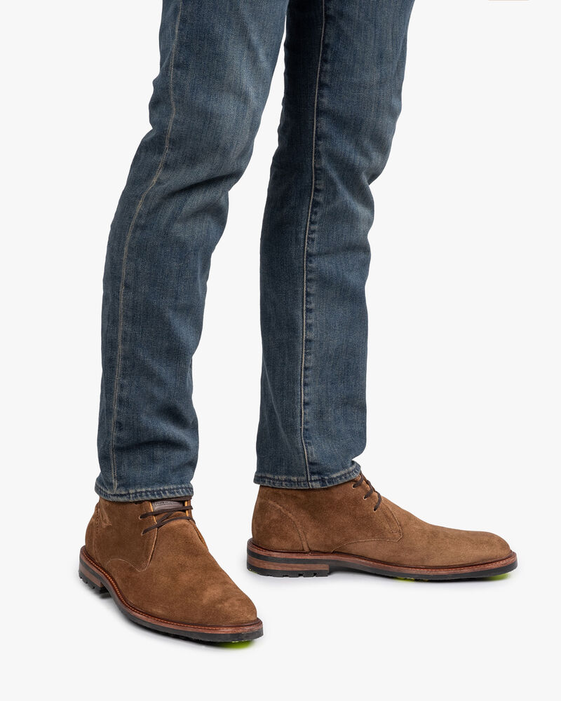 Veterboot su&egrave;de beige