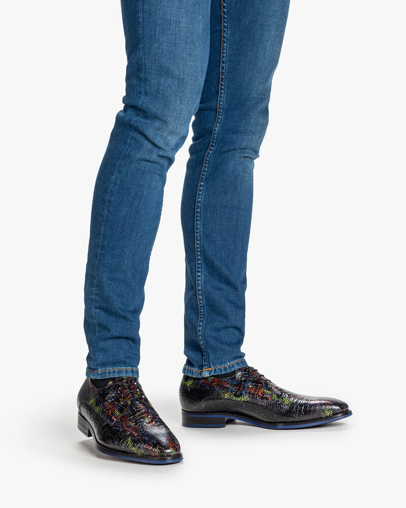 Lace shoe multi-colour