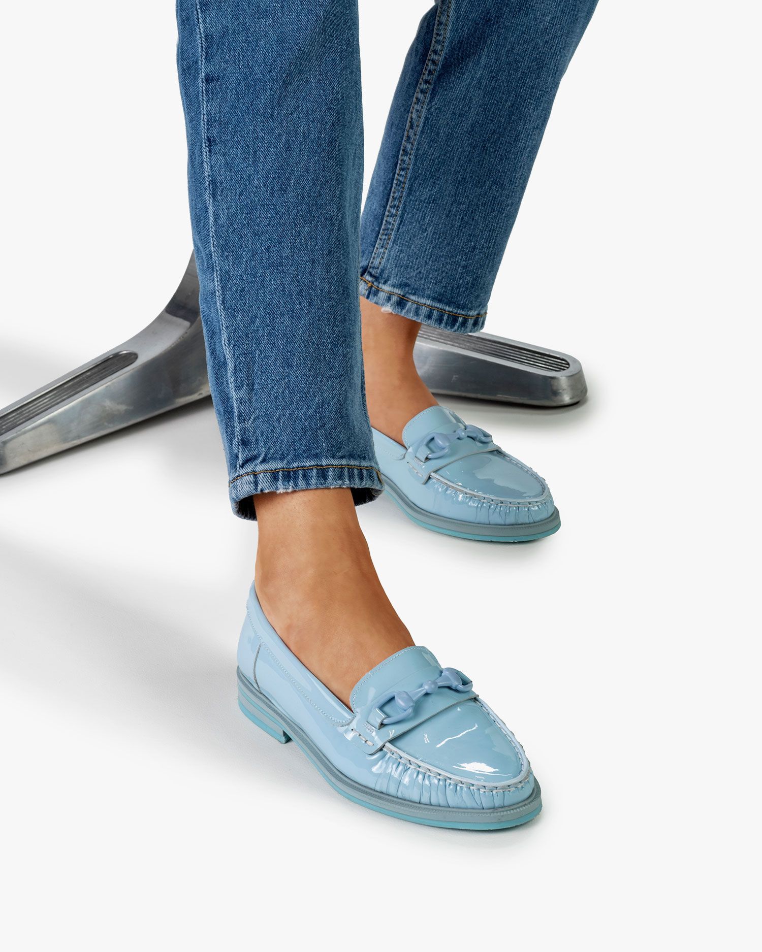 Blauwe VAN BOMMEL Loafers SMB-40017 | Omoda
