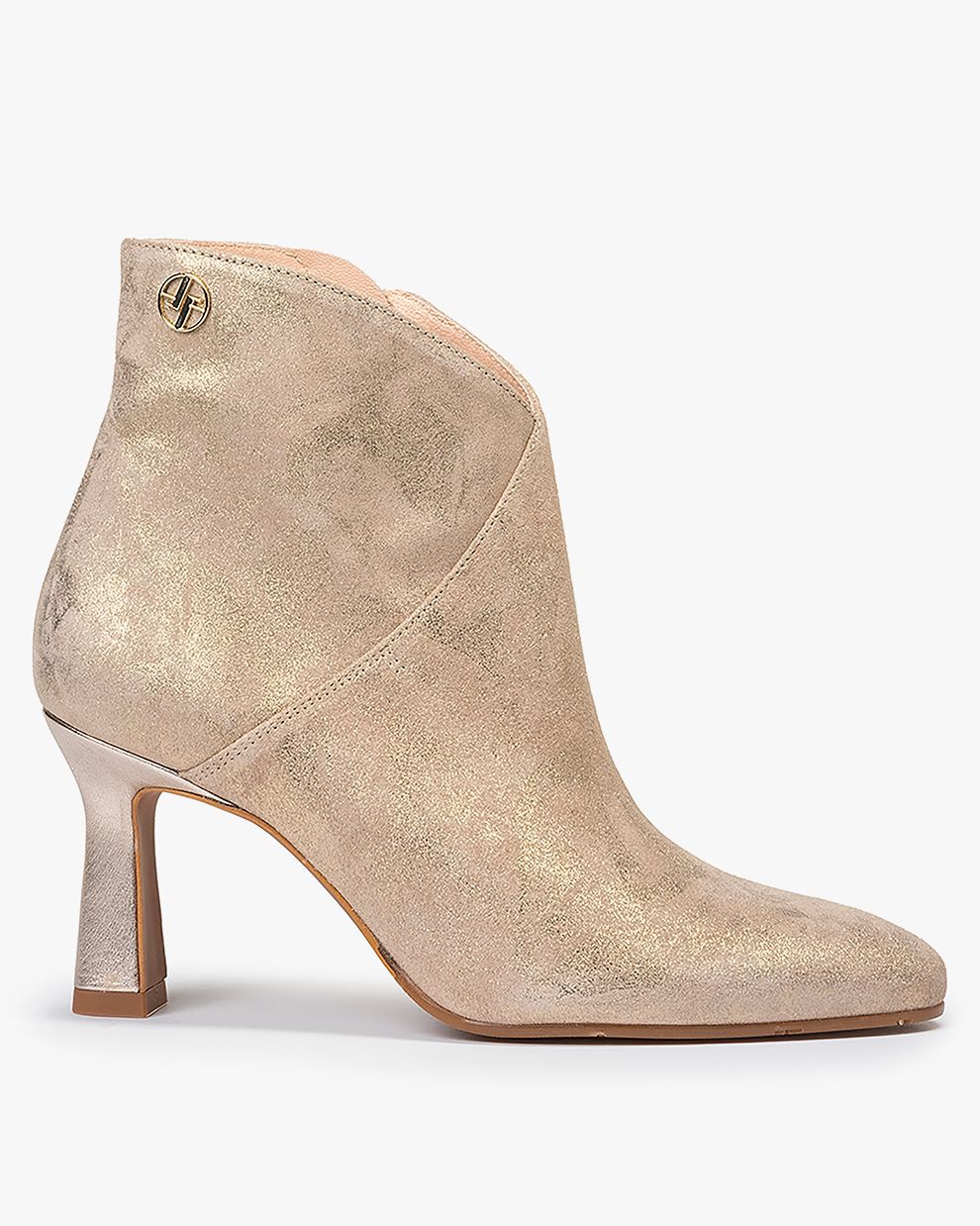 Women's ankle boots Saxi 02.15 Gold | Floris van Bommel Netherlands