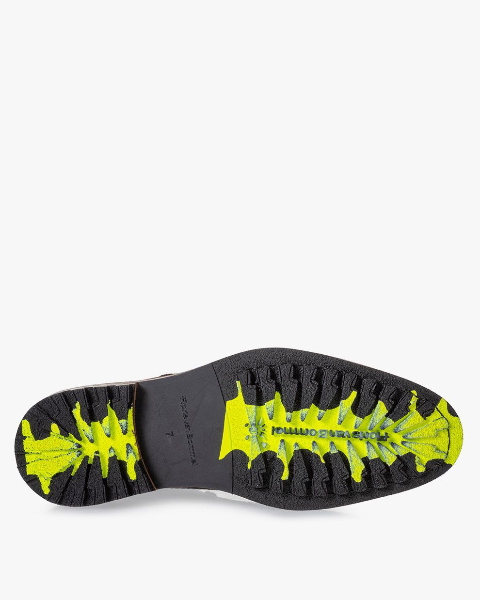 Veterboot reptielenprint donkergrijs SFM-50085-31-01 | Floris van Bommel®