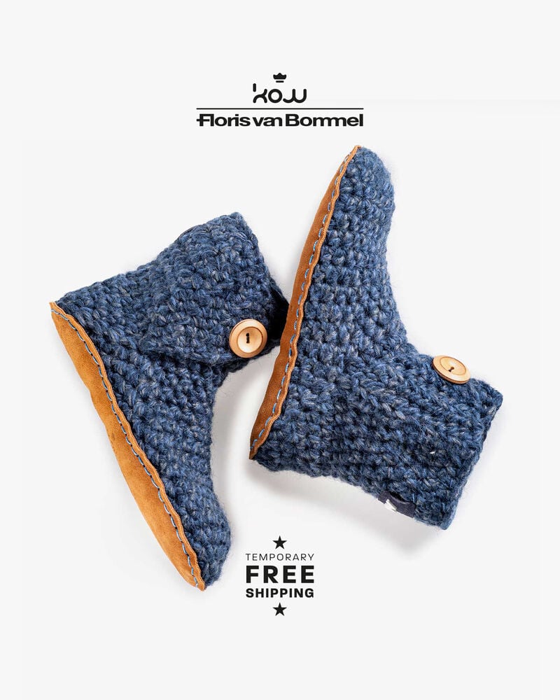 Kingdom Of Wow sloffen blauw