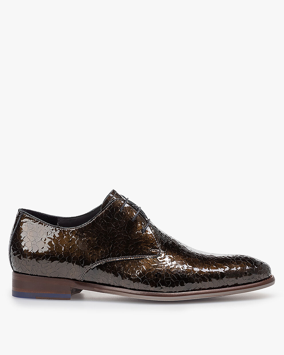 Lace-up shoes men De Stapper 65.00 Brown | Floris van Bommel
