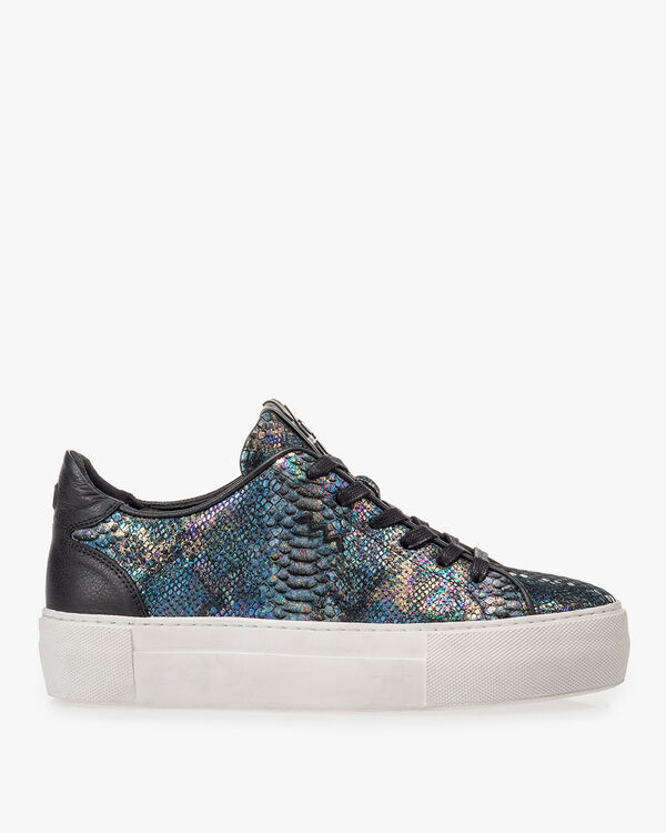 Sneaker snakeprint multi-colour
