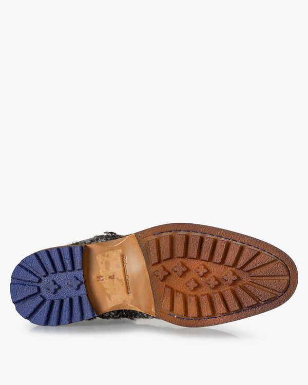 Veterboot pony off-white