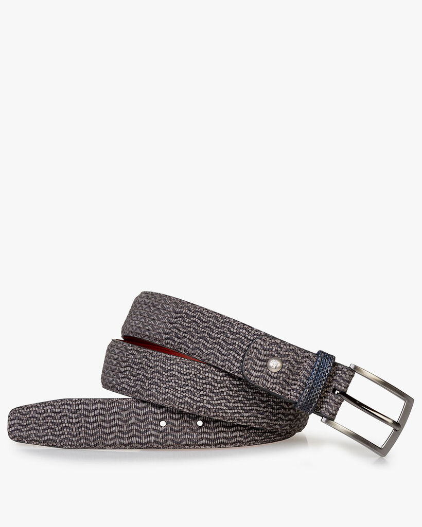Riem nubuckleer taupe