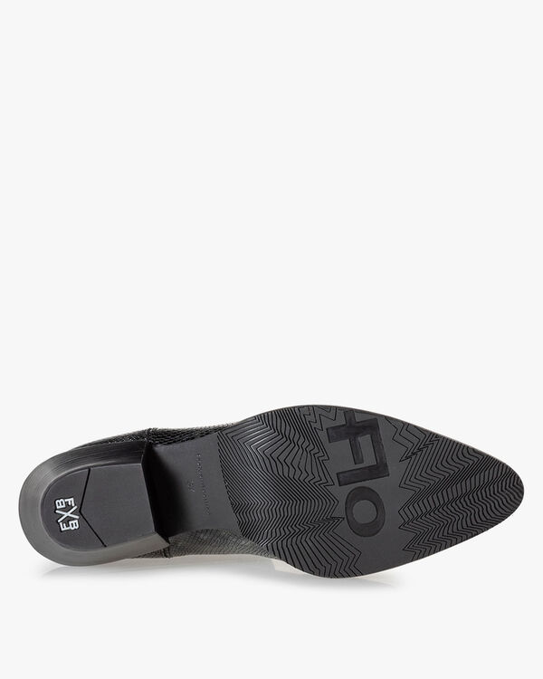 Chelsea boot reptielenprint groen