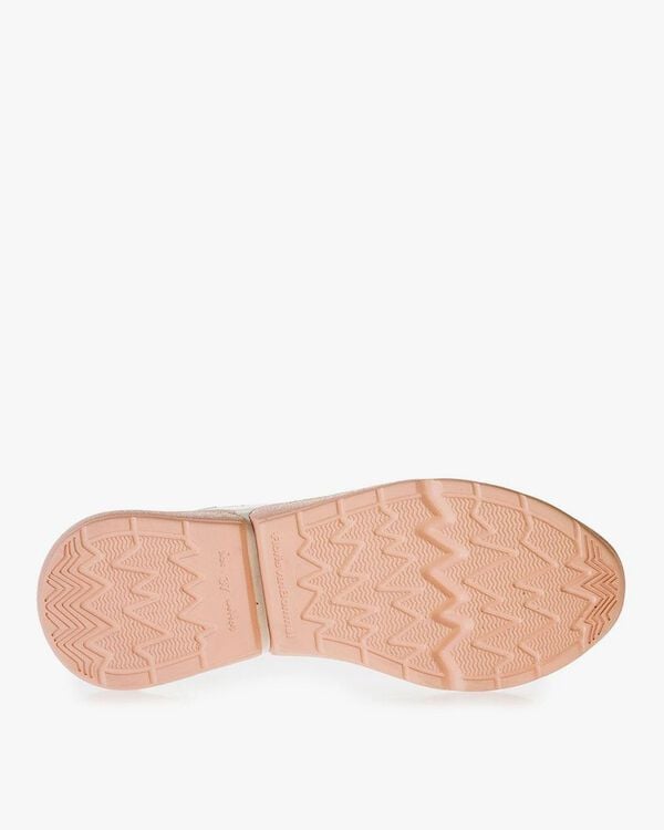 Multi-colour leather sneaker