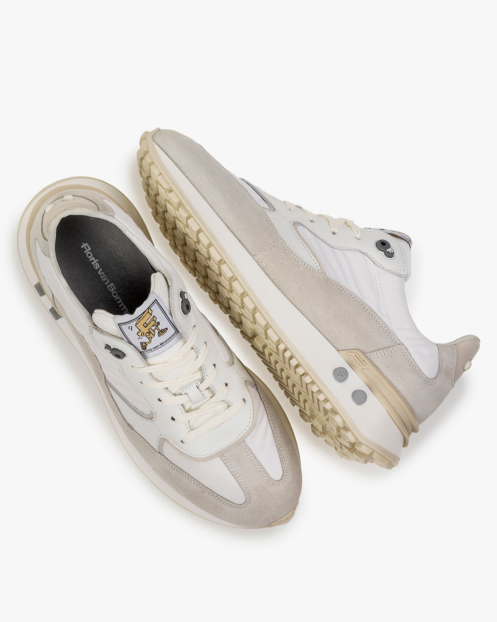 Sneaker kalfsleer wit SFM-10104-60-01 | Floris van Bommel Official®