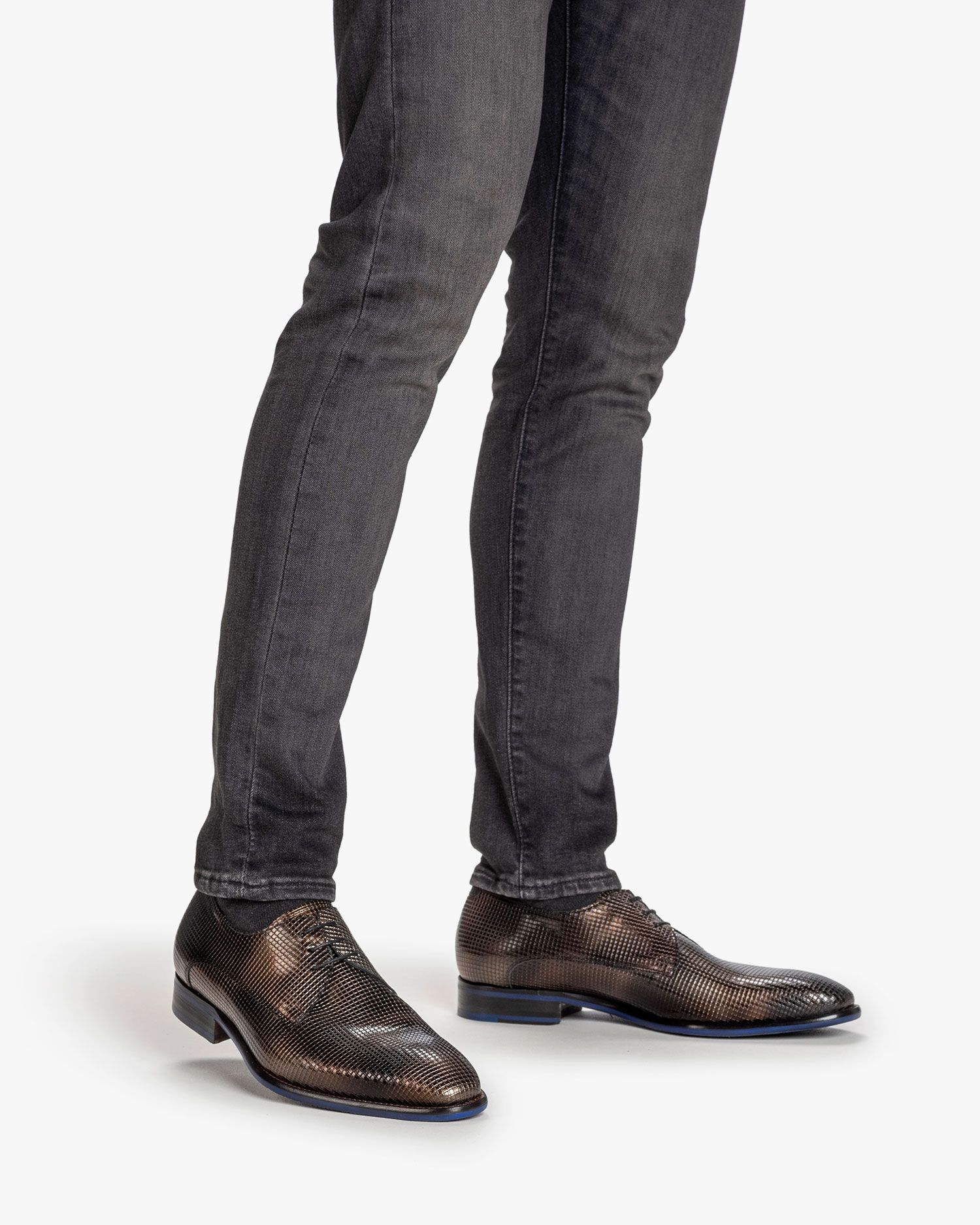Veterschoen lakleer brons SFM-30201-92-01 | Floris van Bommel®