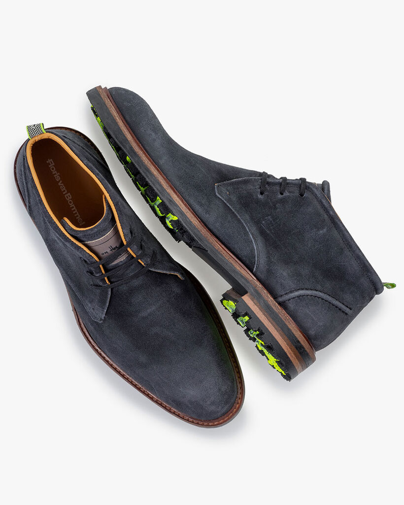 Veterboot su&egrave;de zwart