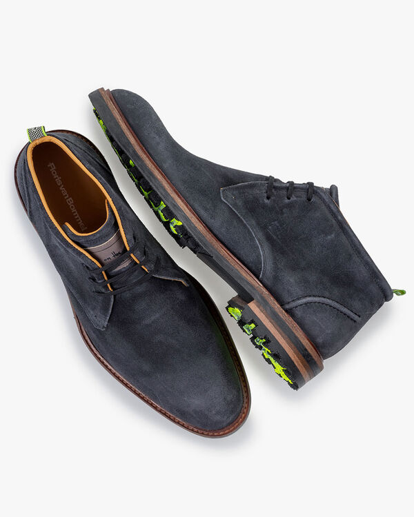 Veterboot su&egrave;de zwart