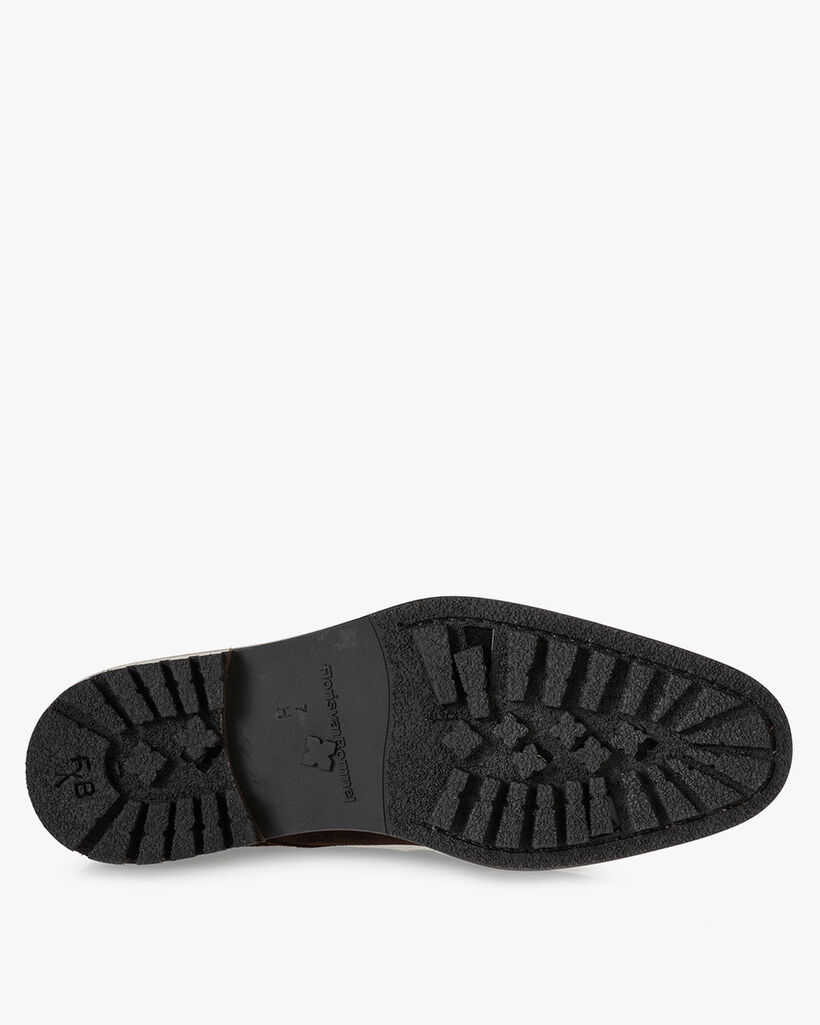 Veterboot su&egrave;de donkerbruin