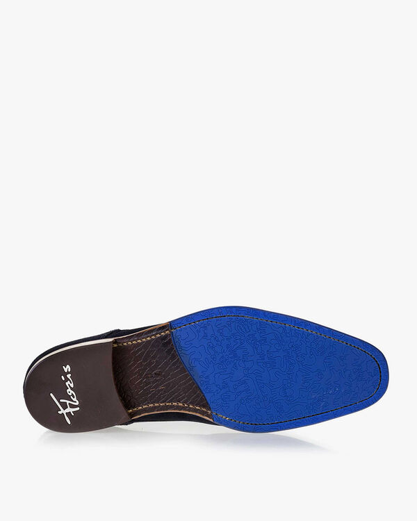 Veterboot su&egrave;de blauw