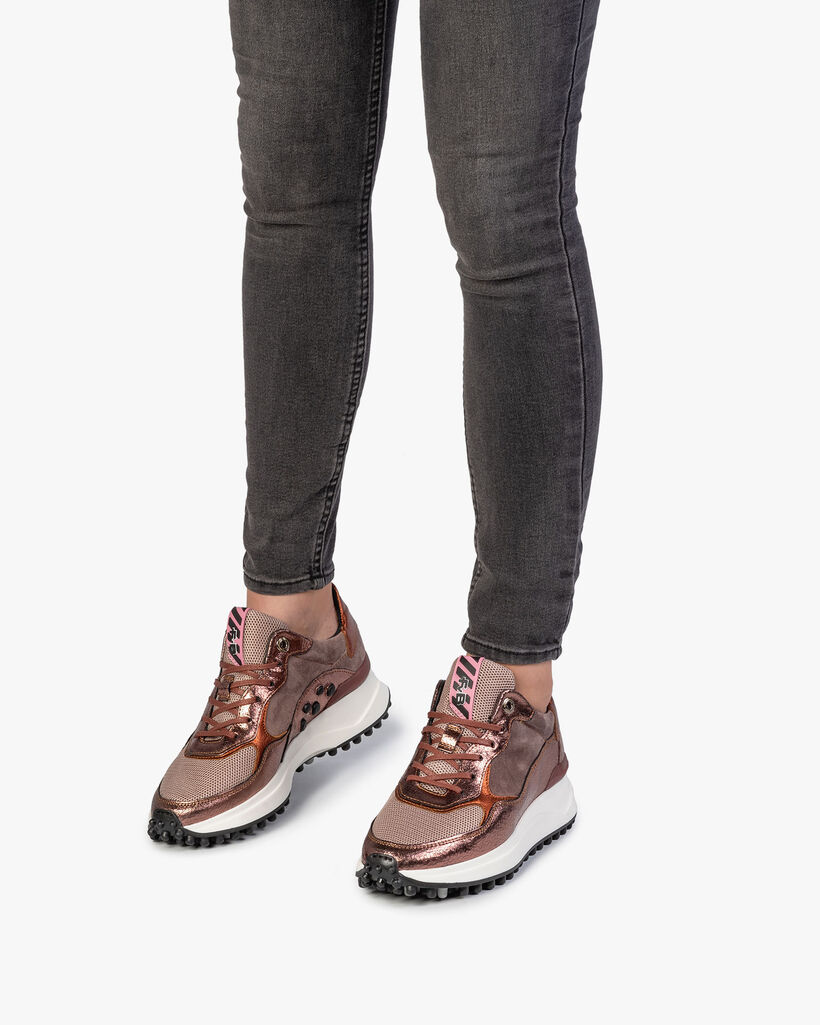 Noppi sneaker pink leather