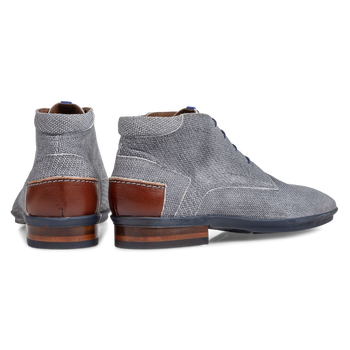 Boot geprint su&egrave;de zwart/wit