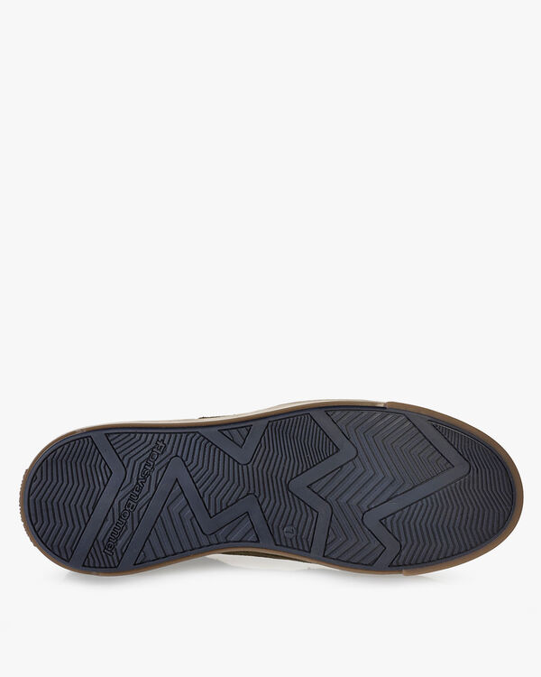 Sneaker suede dark green