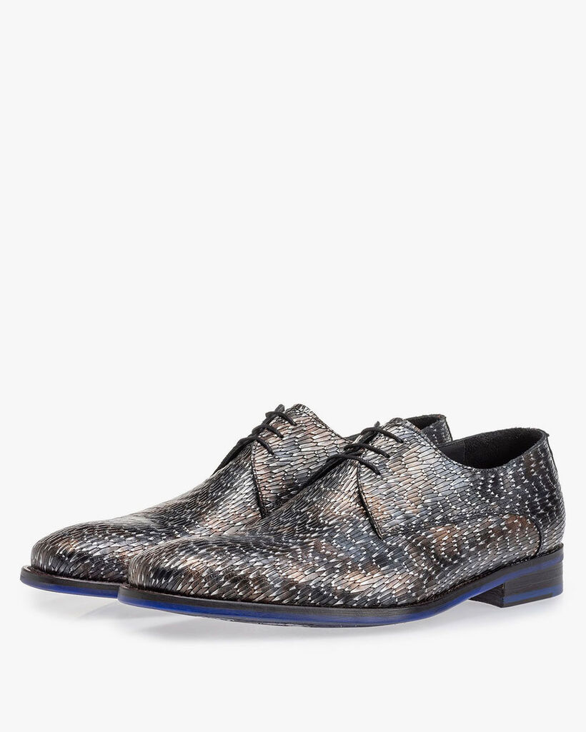 Veterschoen metallic brons