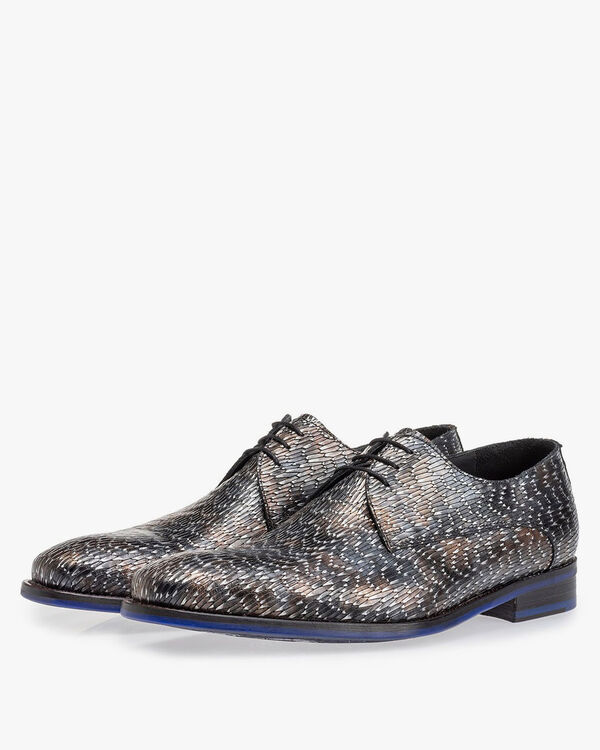 Veterschoen metallic brons