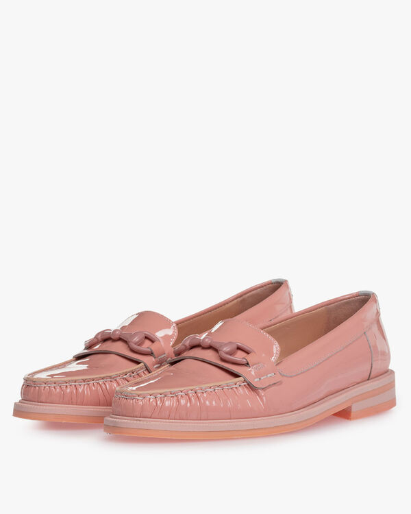 Loafer lakleer roze