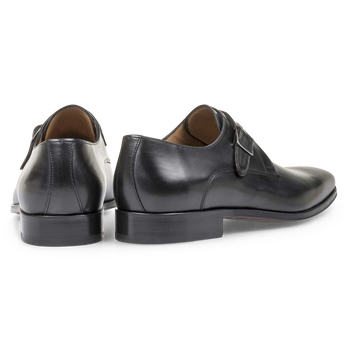 Gespschoen kalfsleer zwart