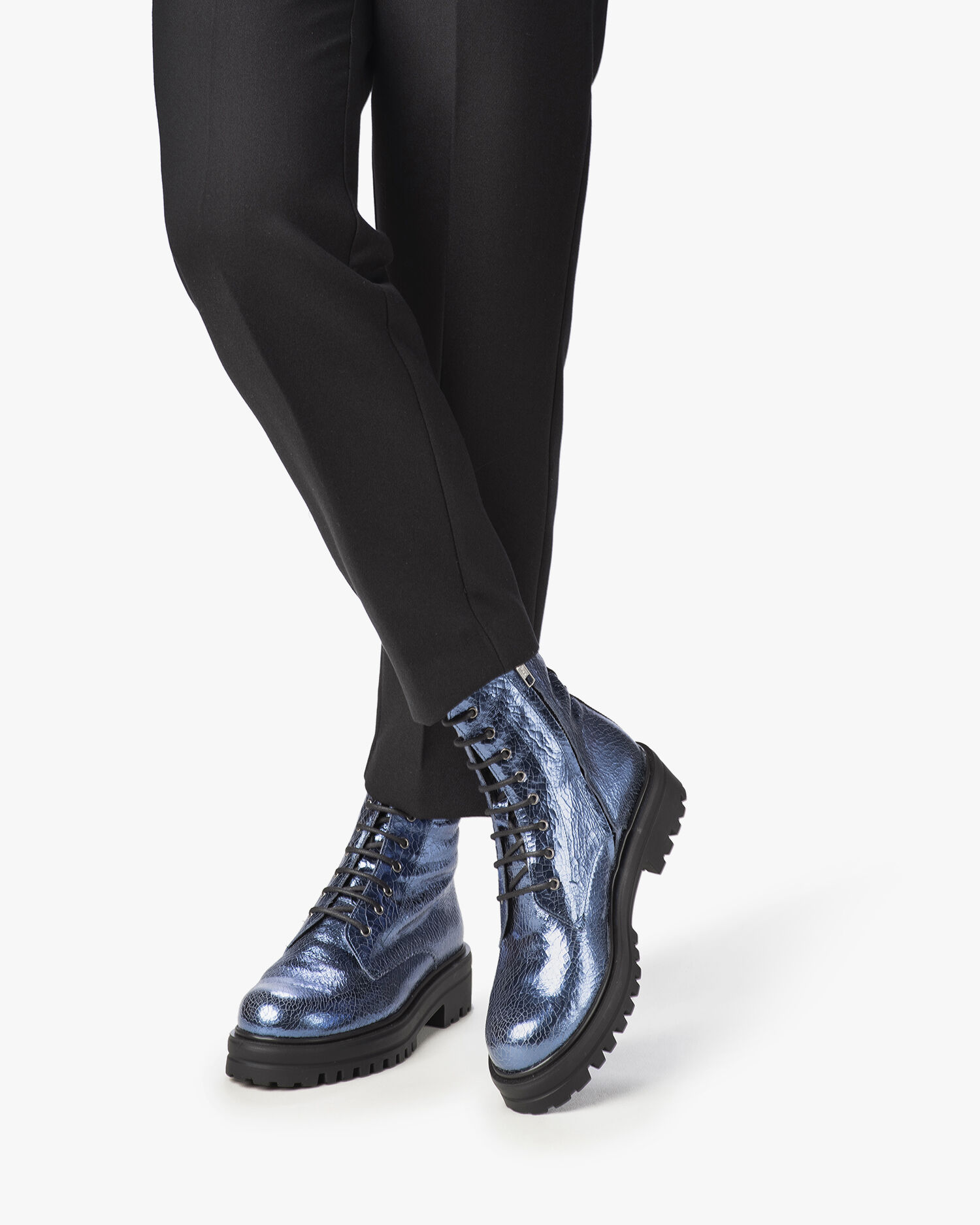 Laarzen dames Wonki 04.14 Blauw Floris van Bommel Official