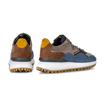 Noppi sneaker su&egrave;de blauw