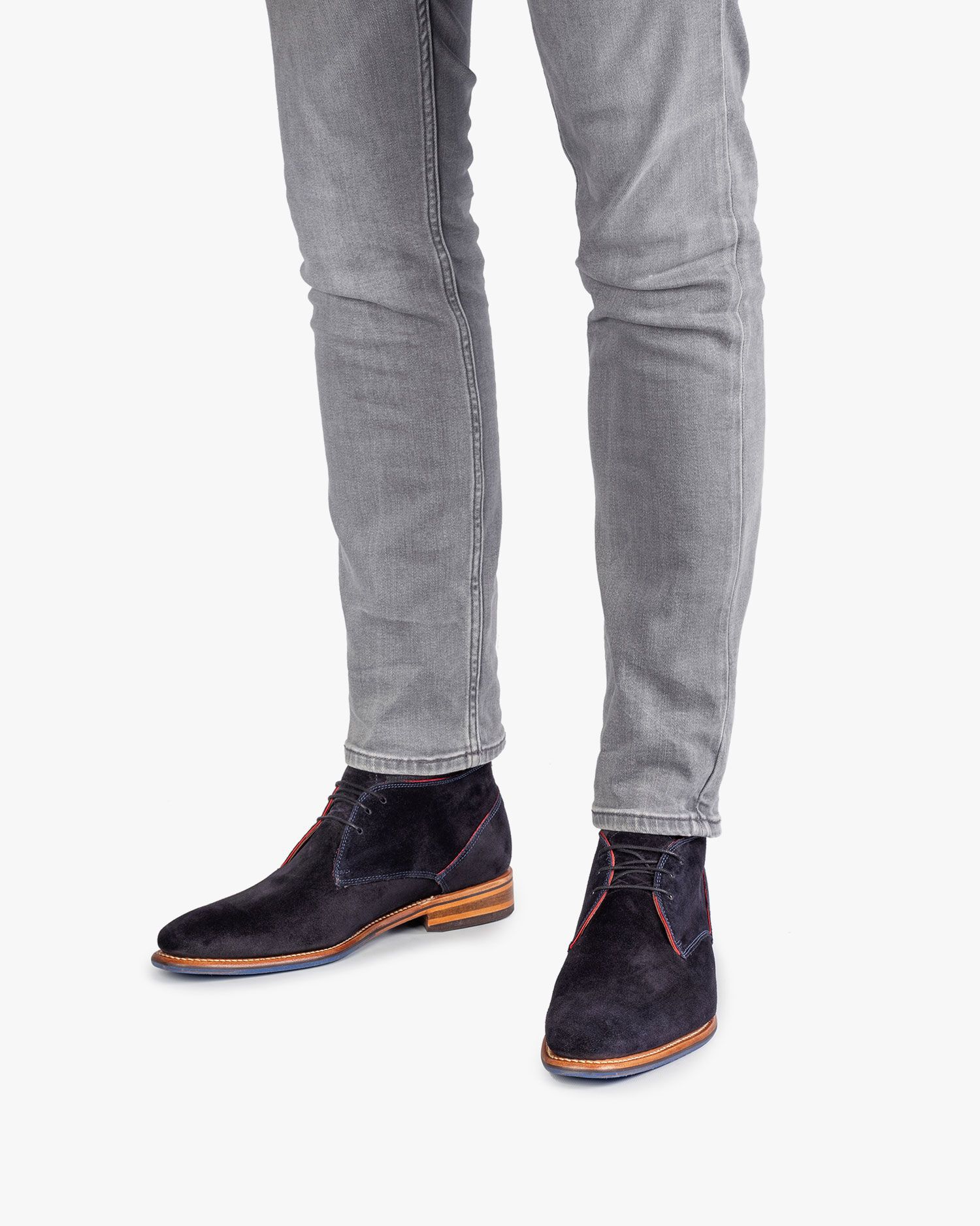 Boots heren De Loper 06.09 Blauw Floris van Bommel Official