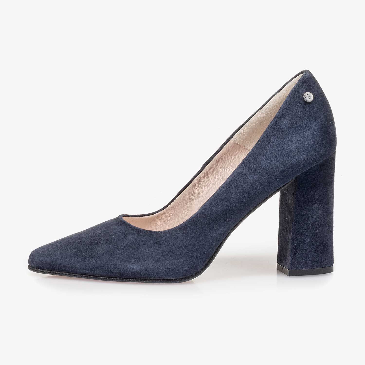 Blauwe su de pump 85519 10 Floris van Bommel