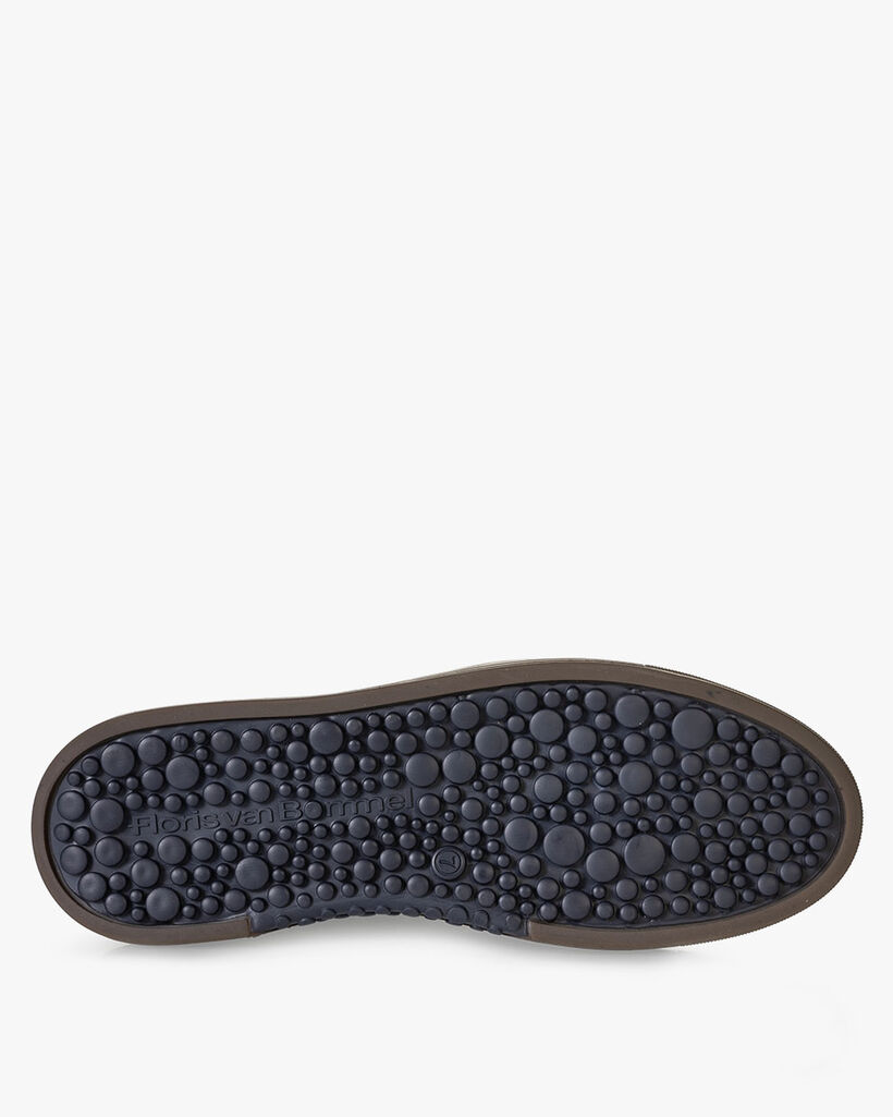 Sneaker su&egrave;de donkergroen