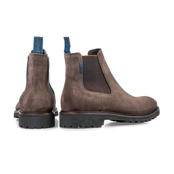 Chelsea boot suede taupe