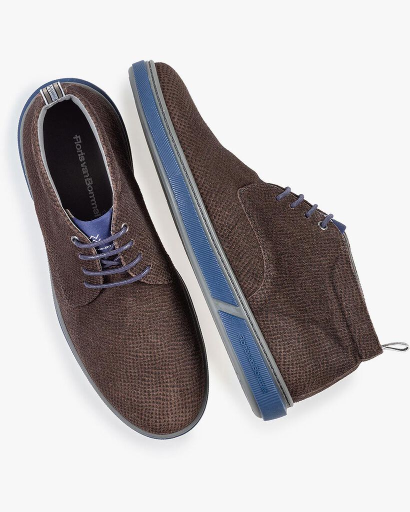 Veterboot bruin met print