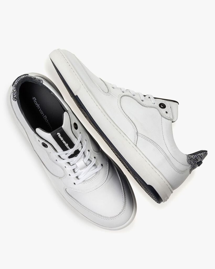 Sneaker white calf leather