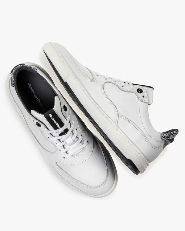 Sneaker white calf leather