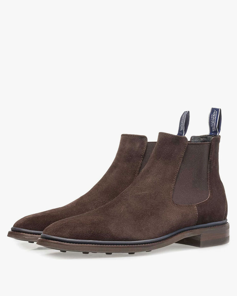 Chelsea boot su&egrave;de bruin
