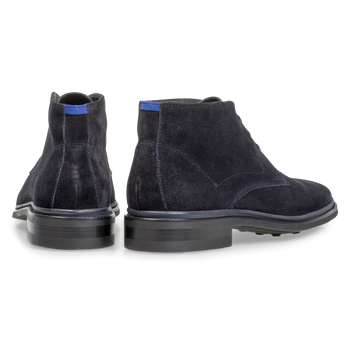 Veterboot su&egrave;de blauw