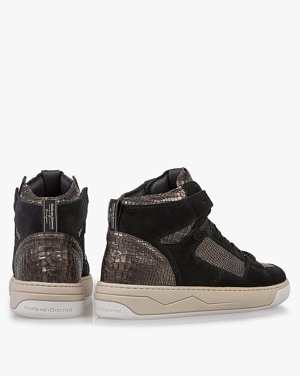 Women s sneakers Iggi Wedge 01.18 Black Floris van Bommel