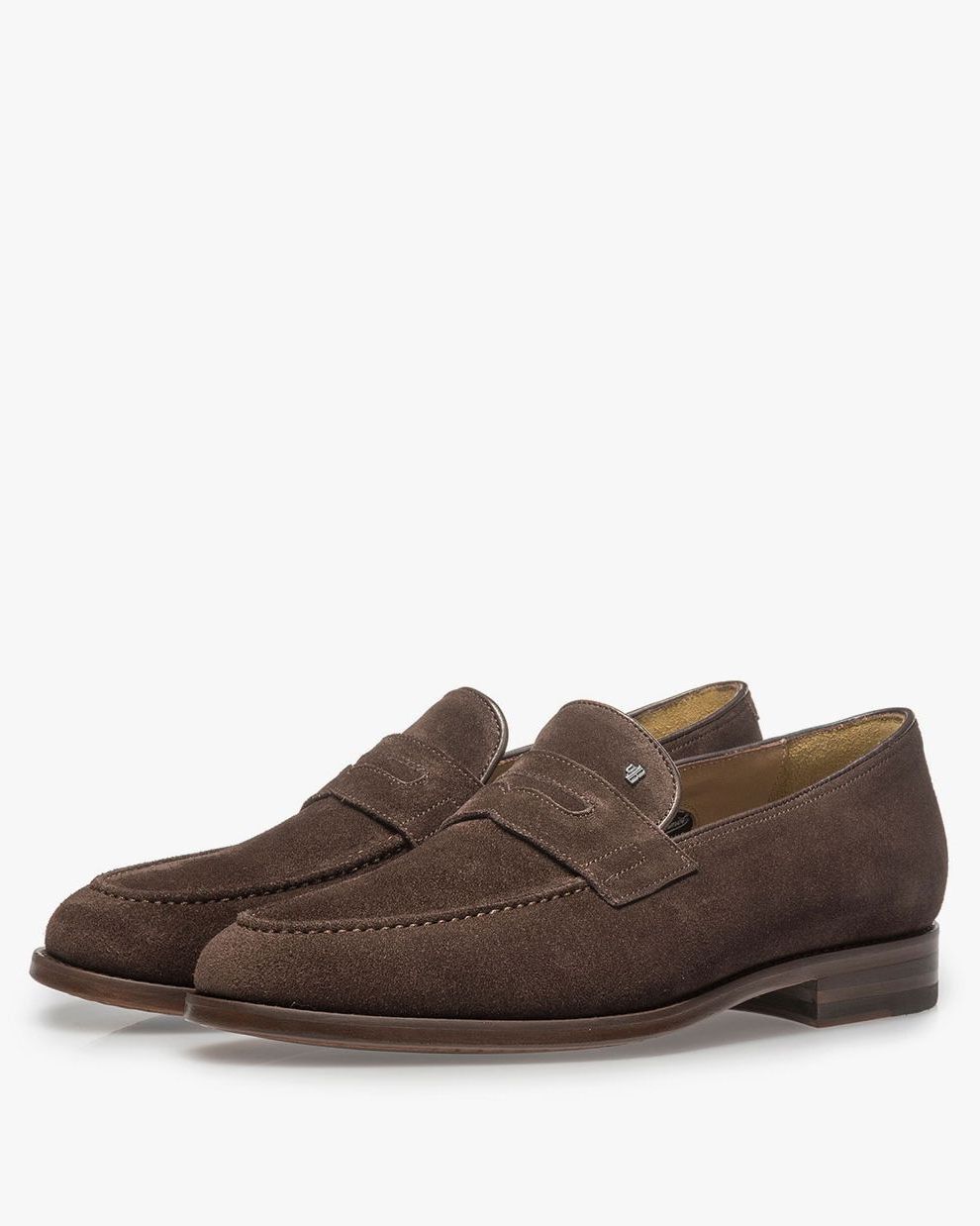 Suède loafer heren Garda 01.00 bruin | Van Bommel Official®