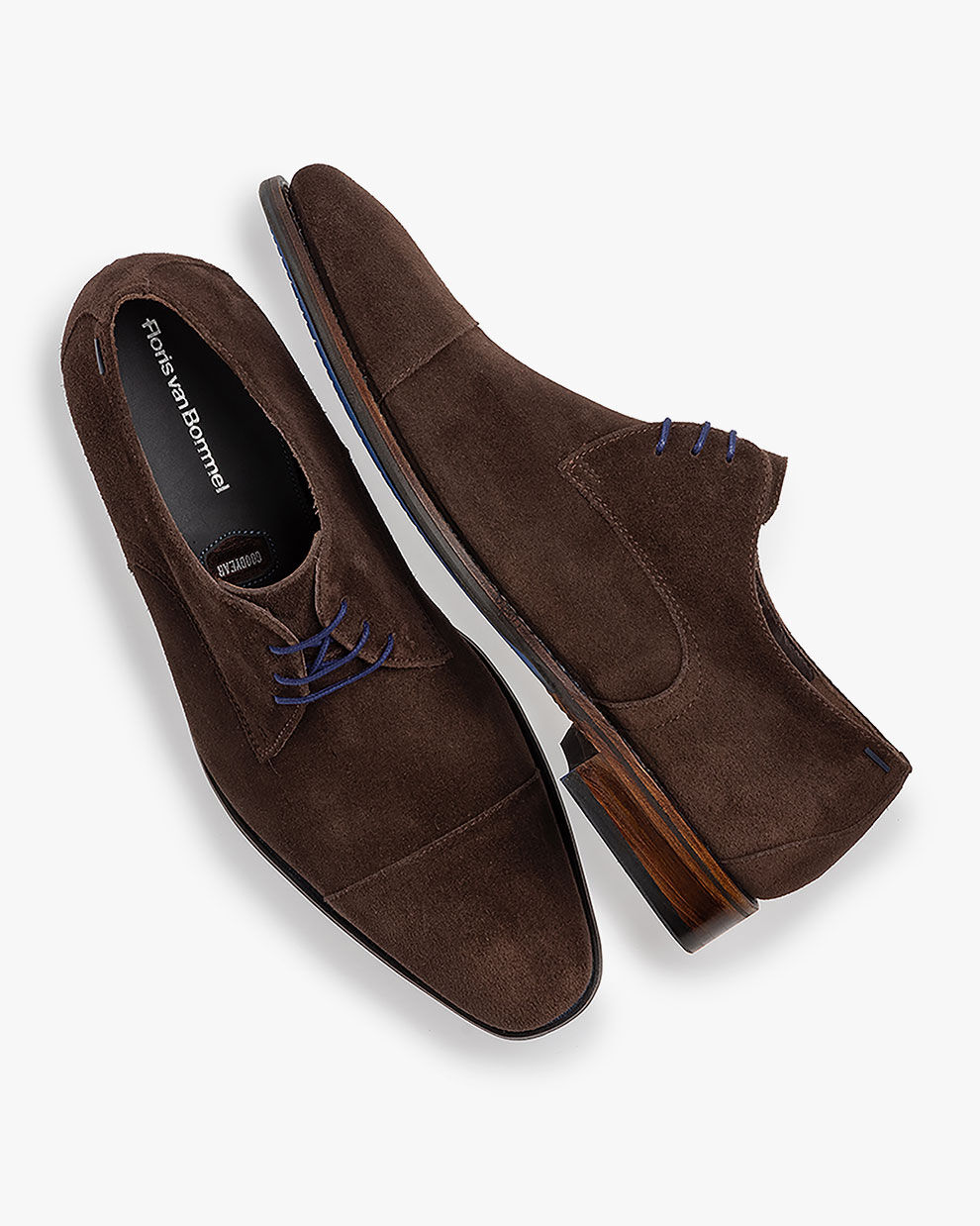 Lace-up shoes men De Loper 16.02 Dark brown | Floris van Bommel