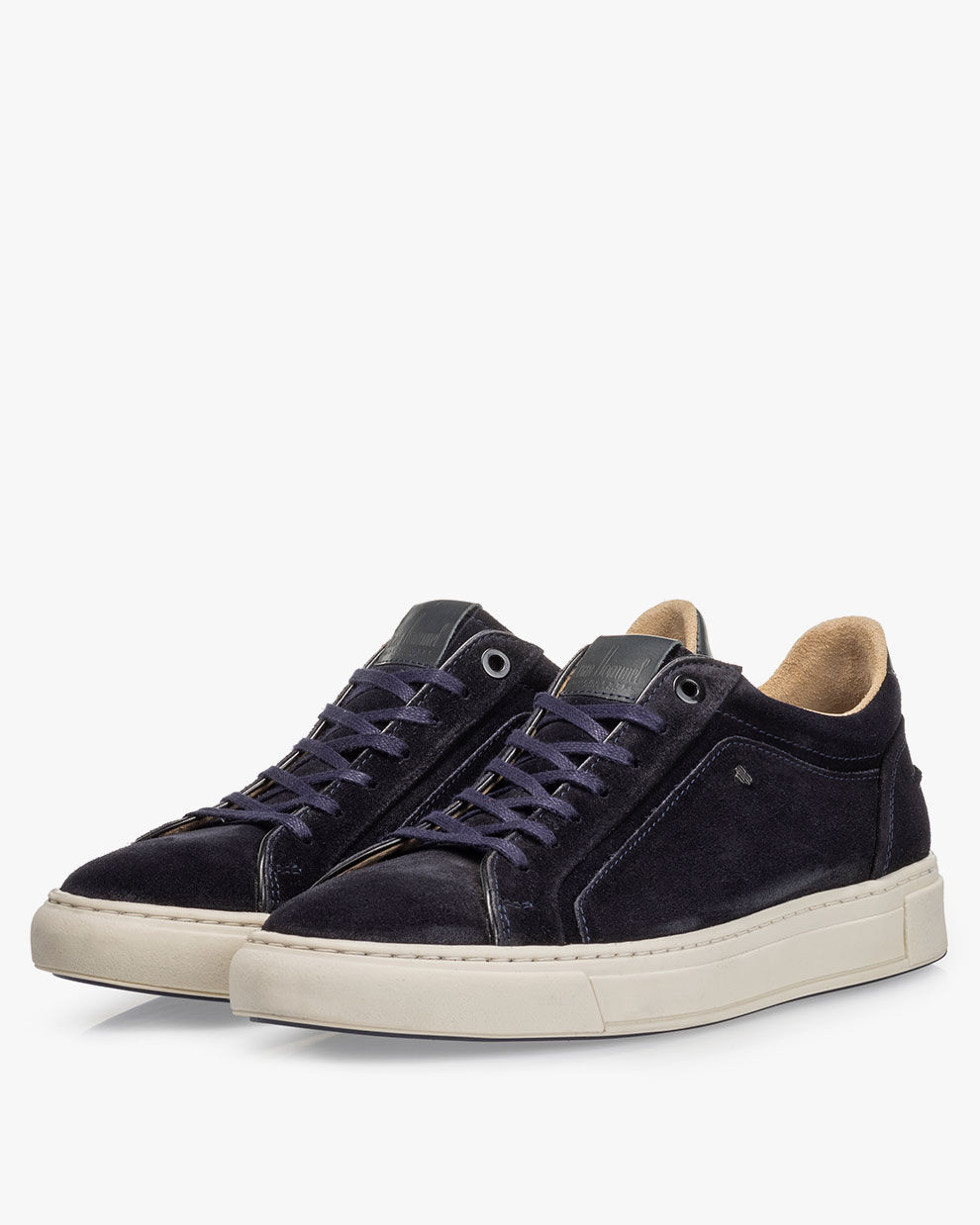 Sneaker suède donkerblauw 16336/06 | van Bommel Official®