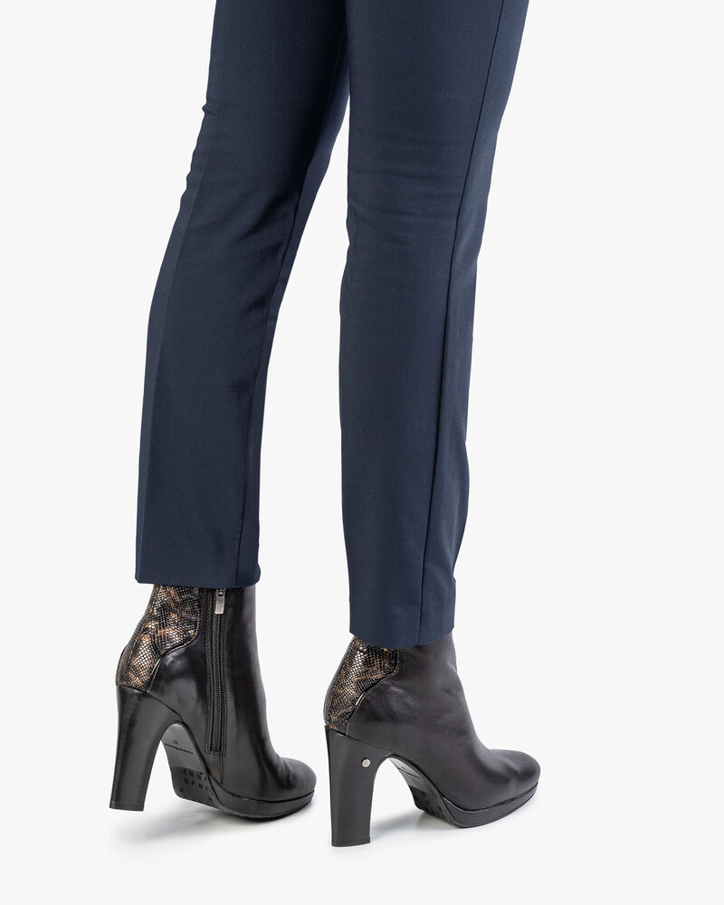 Ankle boot black nappa leather