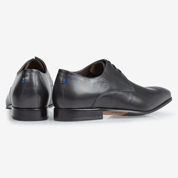 Veterschoen kalfsleer zwart