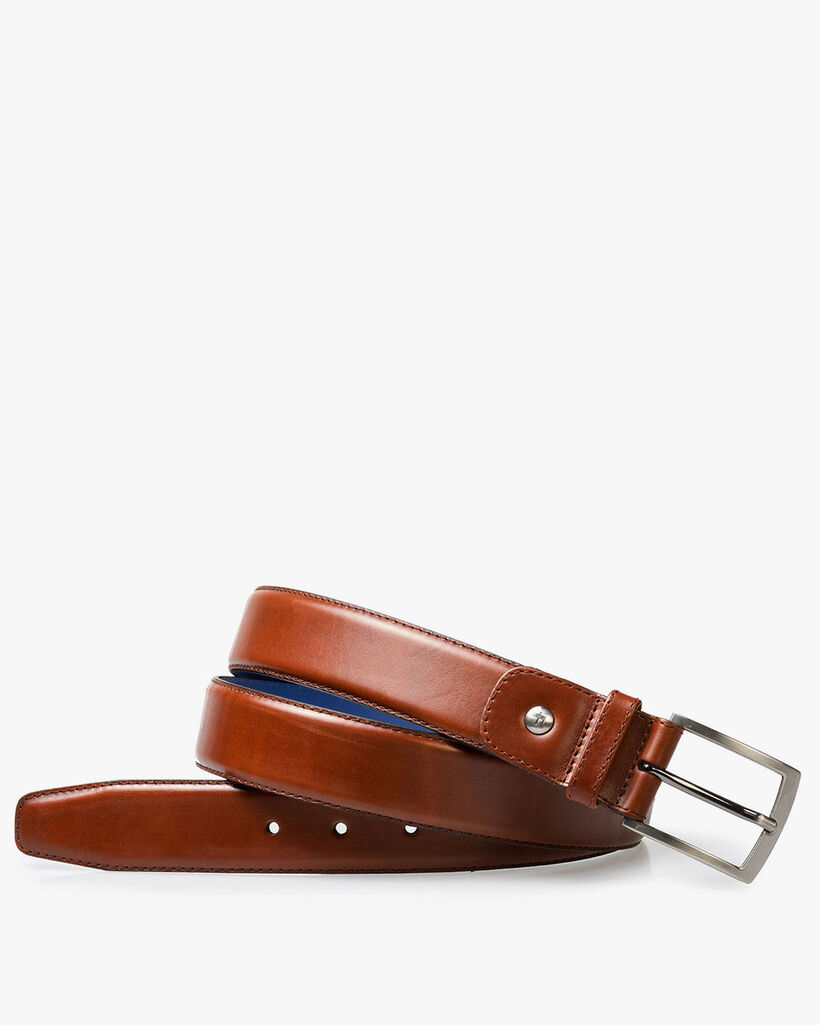 Riem cognac kalfsleer