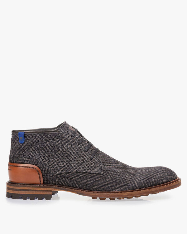 Crepi boot grijs met print