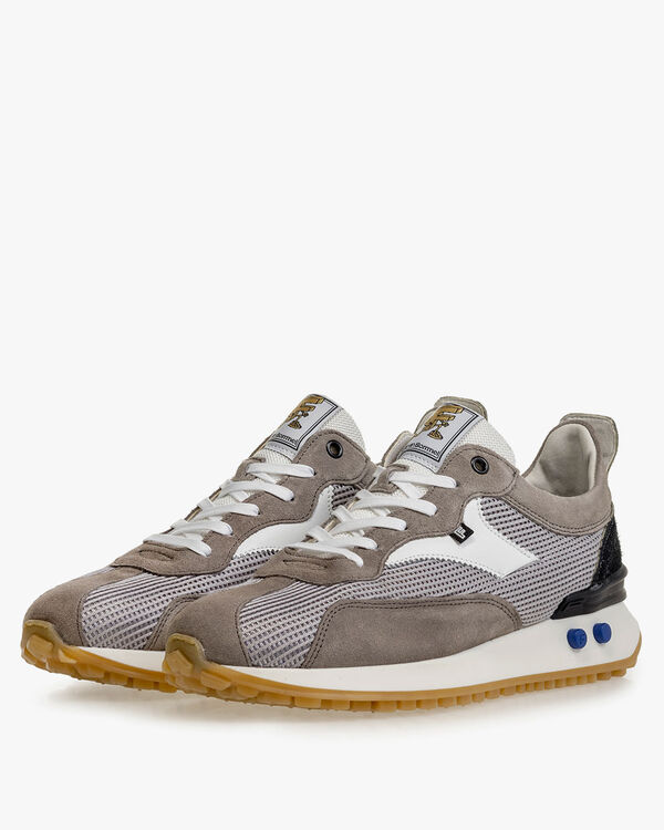 Sneaker textiel grijs
