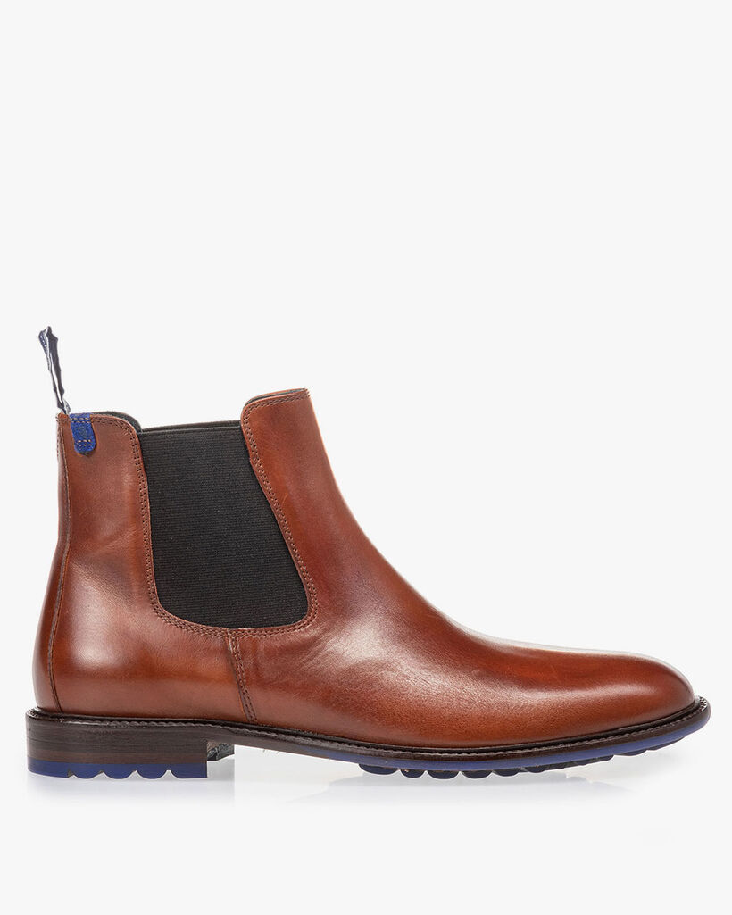 Chelsea boot kalfsleer cognac