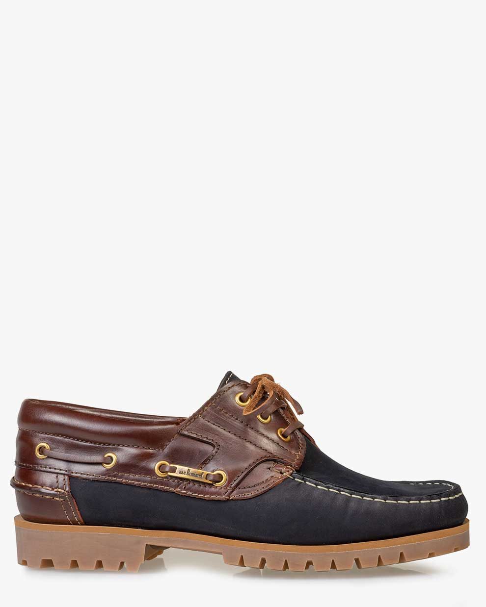 Bootschoenen heren Boat Shoe 02.05 Roodbruin Floris van Bommel Official