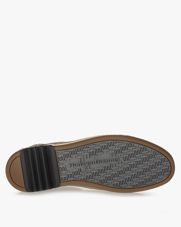 Sneaker suede taupe